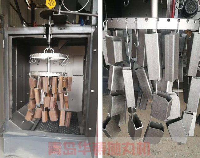 吊鉤式拋丸機(jī)除銹效果圖 吊鉤式拋丸機(jī)除銹效果圖